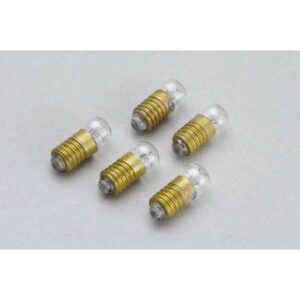 Lampadina a vite 16V, 5 pezzi Scala H0