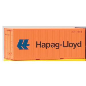 Container 20' “Hapag Lloyd”, 3 pezzi Scala H0