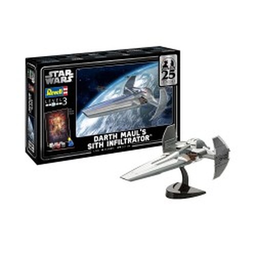 Confezione regalo Star Wars Episode I Model Kit 1/120 Darth Maul's Sith Infiltrator 22 cm DS Modellismo Confezione regalo Star Wars Episode I Model Kit 1/120 Darth Maul's Sith Infiltrator 22 cm