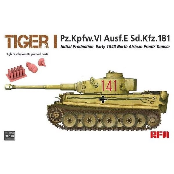 1/35 Tiger I Pz.Kpfw.VI Ausf.E Sd.Kfz.181 Initial Production Early 1943 North African Front / Tunisia DS Modellismo 1/35 Tiger I Pz.Kpfw.VI Ausf.E Sd.Kfz.181 Initial Production Early 1943 North African Front / Tunisia