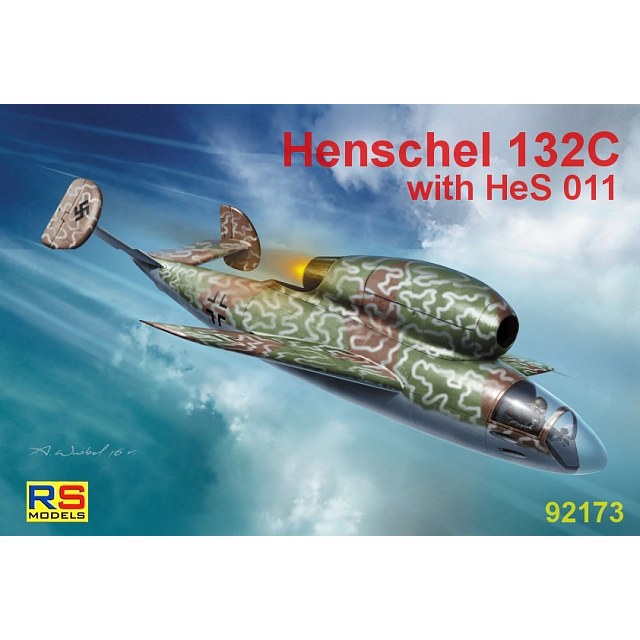 1/72 Henschel Hs-132 C (5 decal v. for Luftwaffe, Japan, GB) DS Modellismo 1/72 Henschel Hs-132 C (5 decal v. for Luftwaffe, Japan, GB)