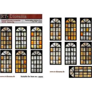 1/35 Printed Accesories: Factory in vetro Windows Nr.11