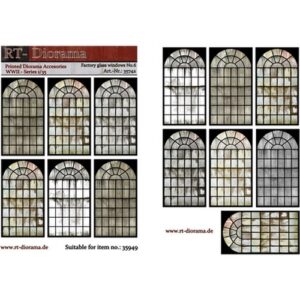 1/35 Printed Accesories: Factory in vetro Windows Nr.6