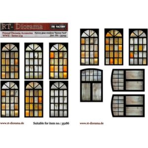 1/35 Printed Accesories: Factory in vetro Windows "Factory Yard