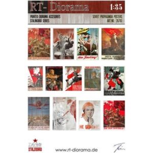 Poster 1/35 Printed Accesories: Soviet Propaganda