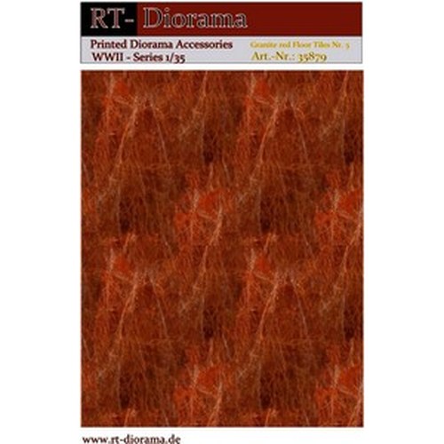 1/35 Printed Accesories: Granite Red Floor Nr.5 DS Modellismo 1/35 Printed Accesories: Granite Red Floor Nr.5