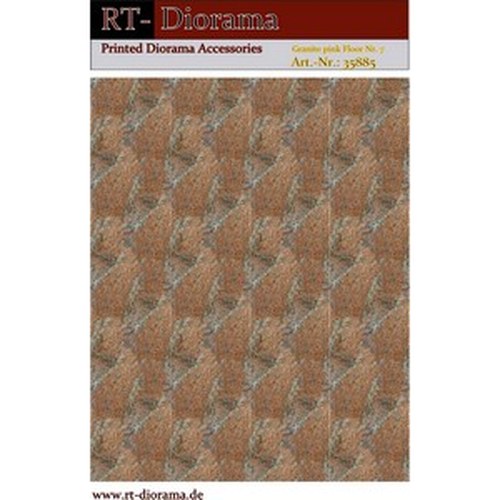 1/35 Printed Accesories: Granite Pink Floor Nr.7 DS Modellismo 1/35 Printed Accesories: Granite Pink Floor Nr.7