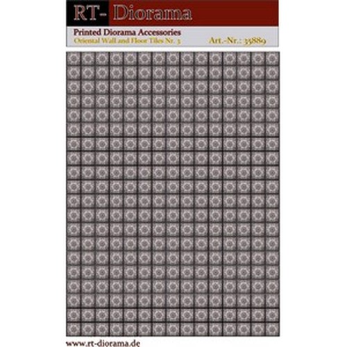 1/35 Printed Accesories: Oriental Wall and Floor Tiles Nr.3 DS Modellismo 1/35 Printed Accesories: Oriental Wall and Floor Tiles Nr.3