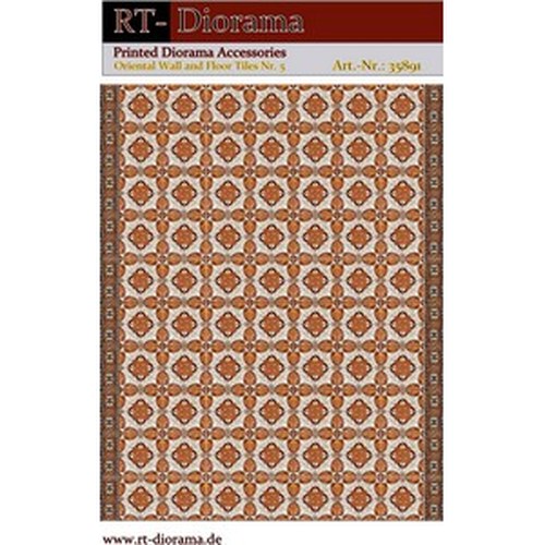 1/35 Printed Accesories: Oriental Wall and Floor Tiles Nr.5 DS Modellismo 1/35 Printed Accesories: Oriental Wall and Floor Tiles Nr.5