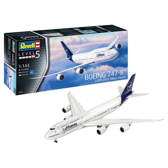 Boeing 747-8 Lufthansa "New Livery" Kit 1:144 DS Modellismo Boeing 747-8 Lufthansa "New Livery" Kit 1:144