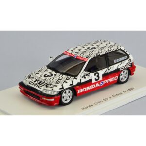 Honda Civic EF9 N.3 Suzuka Circuit Test 1990 Satoru Nakajima 1:43