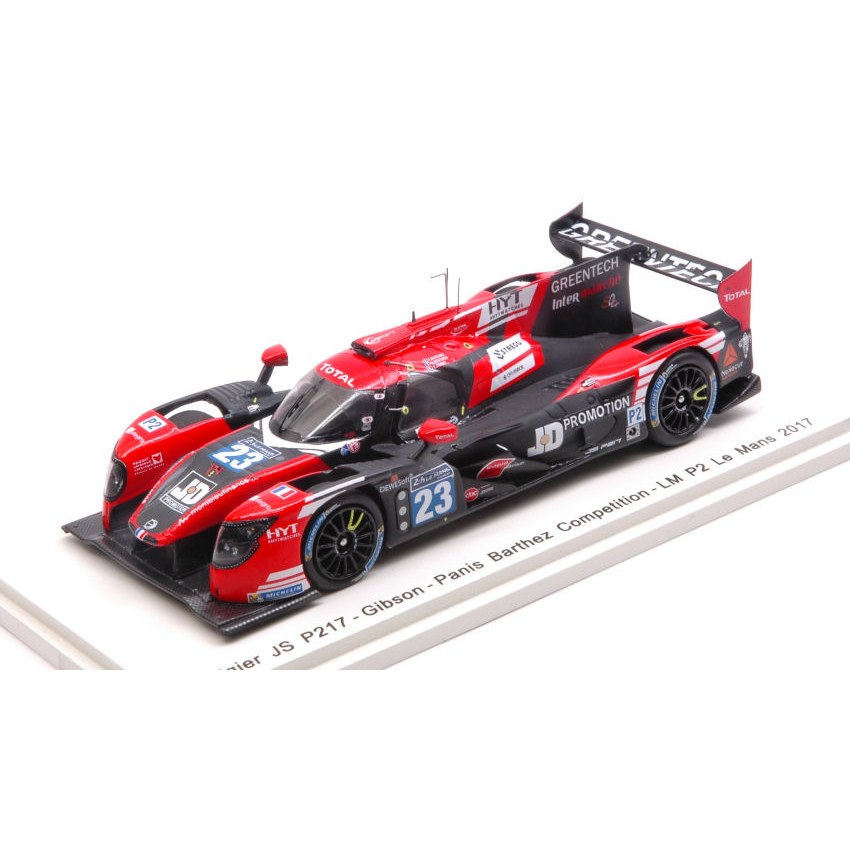 Ligier JS P217 Gibson N.23 DNF LM 2017 Barthez-Buret-Berthon 1:43 DS Modellismo Ligier JS P217 Gibson N.23 DNF LM 2017 Barthez-Buret-Berthon 1:43