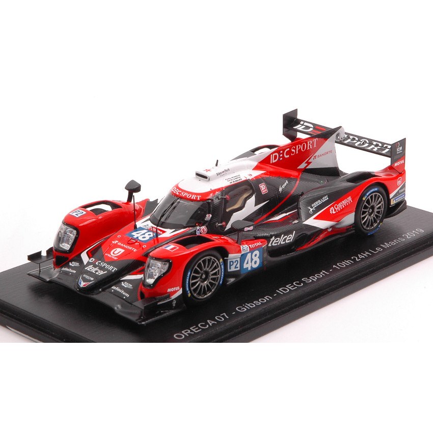 Oreca 07 N.48 10th LM 2019 Lafargue-Chatin-Rojas 1:43 DS Modellismo Oreca 07 N.48 10th LM 2019 Lafargue-Chatin-Rojas 1:43