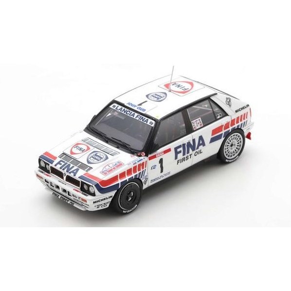 Lancia Delta HF N.1 2nd T.D.Corse Rally de France 1991 D.Auriol-B.Ocelli DS Modellismo Lancia Delta HF N.1 2nd T.D.Corse Rally de France 1991 D.Auriol-B.Ocelli