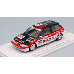 Honda Civic EF3 N.20 1st GR.3 Macau Guia Race 1989 T.Tsutsumi 1:43