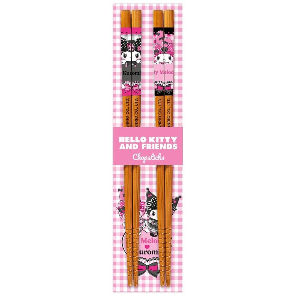 Sanrio Pink Black Party Series Chopsticks Hello Kitty Kimono DS Modellismo Sanrio Pink Black Party Series Chopsticks Hello Kitty Kimono