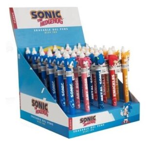 Penna Sonic - The Hedgehog Erasable Gel Characters Display (30)