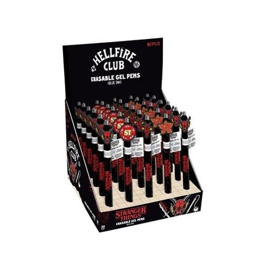 Penna Stranger Things Erasable Gel Hellfire Club Display (30) DS Modellismo Penna Stranger Things Erasable Gel Hellfire Club Display (30)