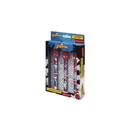 Penna Spider-Man Erasable Gel Red, White and Blue 3-Pack DS Modellismo Penna Spider-Man Erasable Gel Red, White and Blue 3-Pack