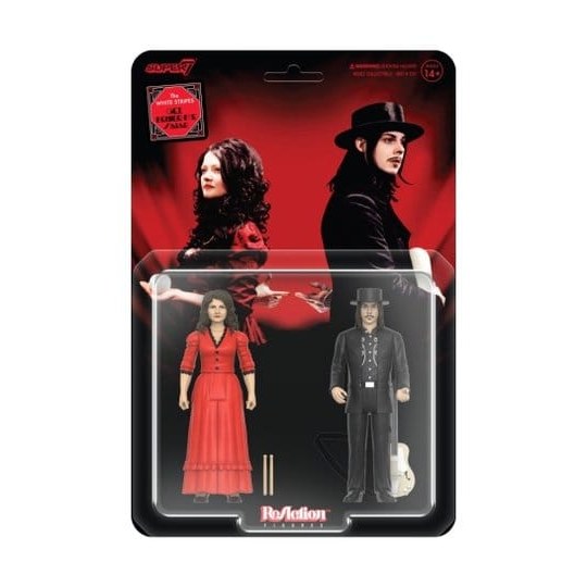 White Stripes ReAction Action Figures 2-Pack Wave 01 The White Stripes (Get Behind Me Satan) 10 cm DS Modellismo White Stripes ReAction Action Figures 2-Pack Wave 01 The White Stripes (Get Behind Me Satan) 10 cm