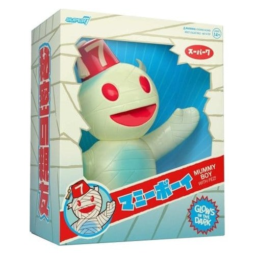 Super7 Vinyl Figure Mummy Boy (Glow w/ Fez) DS Modellismo Super7 Vinyl Figure Mummy Boy (Glow w/ Fez)