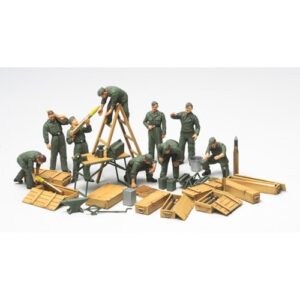 1/48 Wwii German Tank Crew Field Maintenace Set
