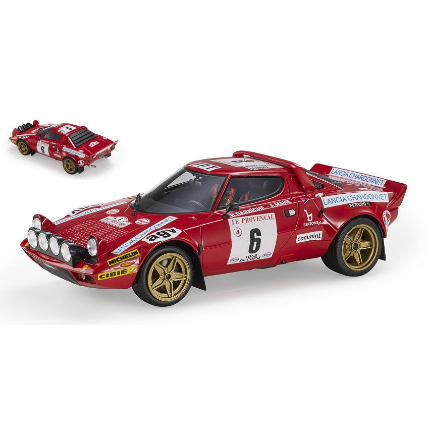 Lancia Stratos HF N.6 Winner Tour de Corse 1975 Darniche-Mahe DS Modellismo Lancia Stratos HF N.6 Winner Tour de Corse 1975 Darniche-Mahe
