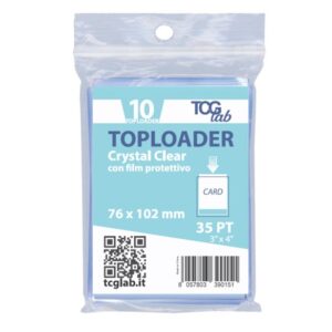 Tcglab Box 10 Toploader Premium Crystal