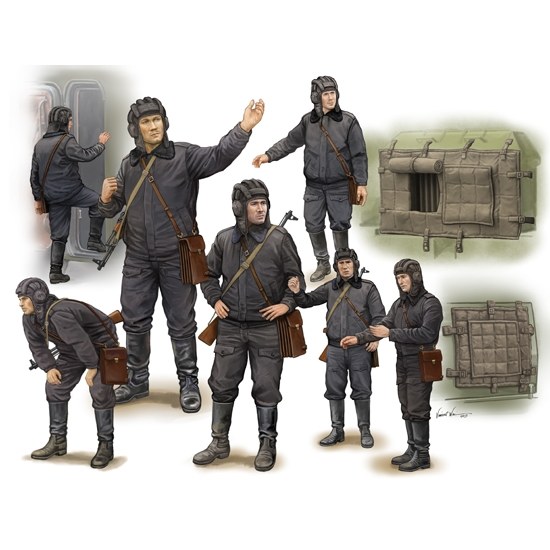 Soviet Soldier Scud B Crew Kit 1:35 DS Modellismo Soviet Soldier Scud B Crew Kit 1:35