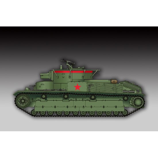 Soviet T-28 Medium Tank Welded DS Modellismo Soviet T-28 Medium Tank Welded
