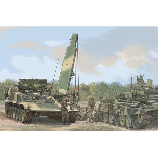 Russian BREM-1M Armoured Recovery Vehicle DS Modellismo Russian BREM-1M Armoured Recovery Vehicle