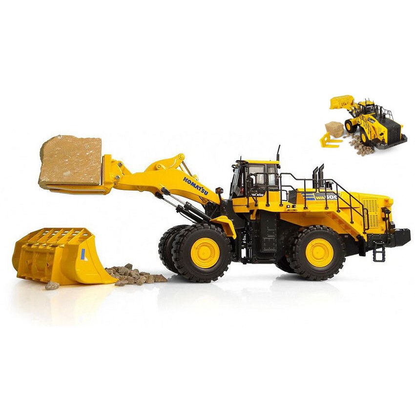 Pala Gommata Komatsu WA600-8 con Forca x Blocchi 1:50 DS Modellismo Pala Gommata Komatsu WA600-8 con Forca x Blocchi 1:50