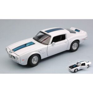 Pontiac Firebird Trans Am 1972 White W/Blue Stripe 1:24-27