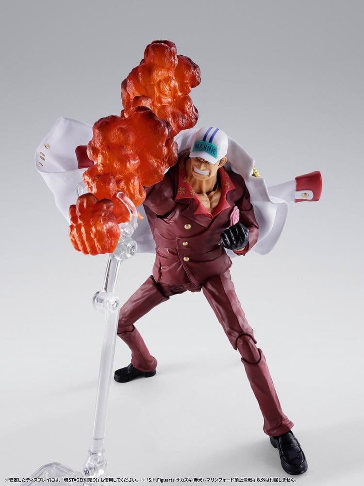 One Piece S.H.Figuarts Action Figure Sakazuki (Akainu) -Marineford- 20 cm DS Modellismo One Piece S.H.Figuarts Action Sakazuki - vista 4
