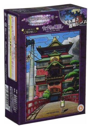Puzzle Spirited Away Stained in vetro