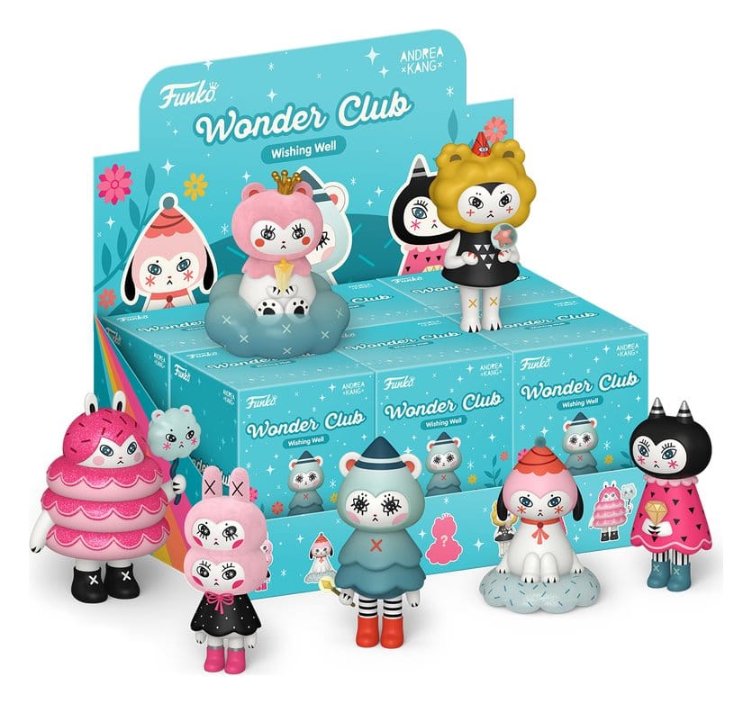 Funko-Legacy POP! PremBB Vinyl Figures Wonder Club Pcq with Chase 9 cm Assortment (6) DS Modellismo Funko-Legacy POP! PremBB Wonder Club Pcq