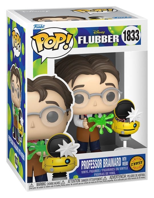 Flubber POP! Animation Vinyl Figures Professor w/Weebo w/Chase 9 cm Assortment (6) DS Modellismo Flubber POP! Animation Professor w/Weebo - vista 4