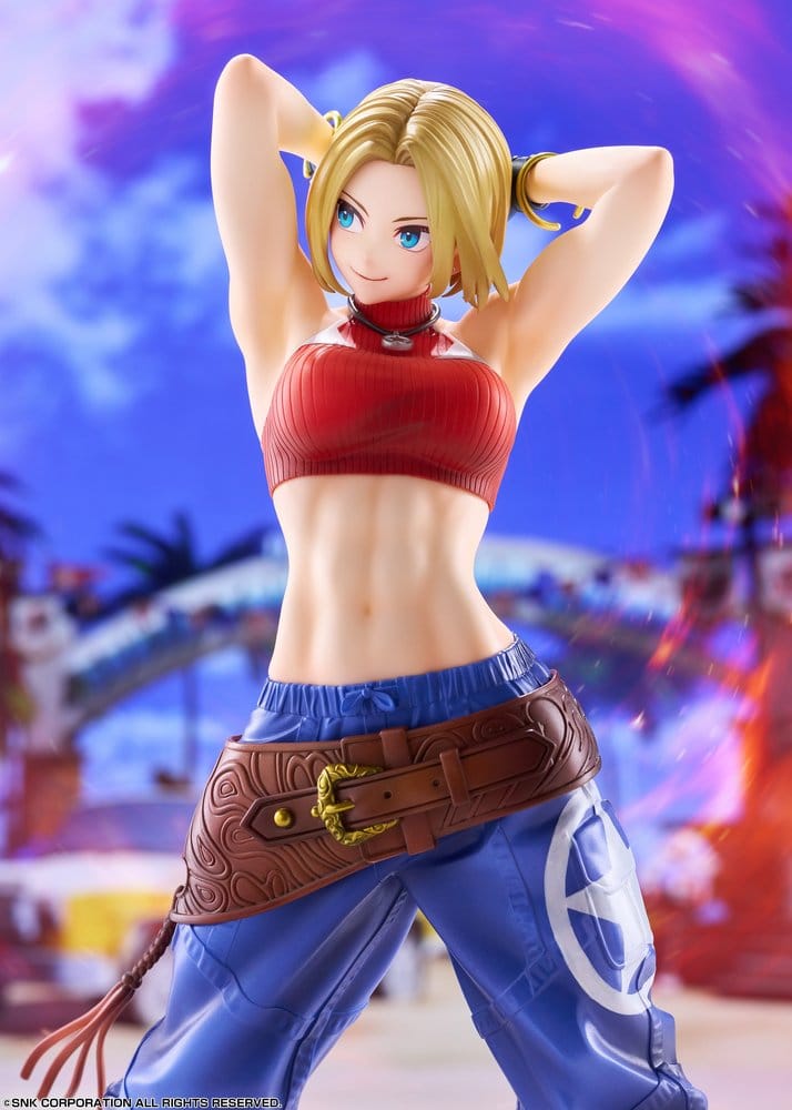 Fighting Girls Collection The King of Fighters XV PVC Figure 1/7 Blue Mary 26 cm DS Modellismo Fighting Girls King Fighters XV Blue Mary - vista 6
