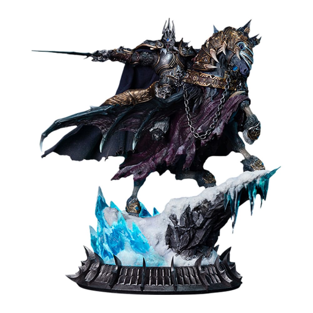 Statua World of Warcraft The Lich King & Invincible 68 cm DS Modellismo Statua World Warcraft Lich King & Invincible