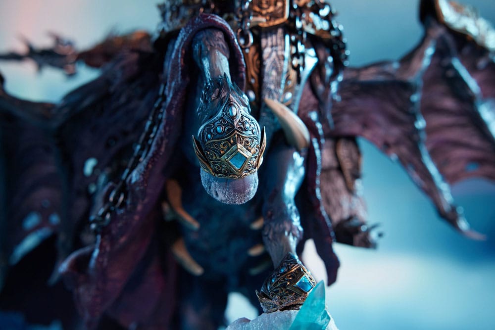 Statua World of Warcraft The Lich King & Invincible 68 cm DS Modellismo Statua World Warcraft Lich King & Invincible - vista 5