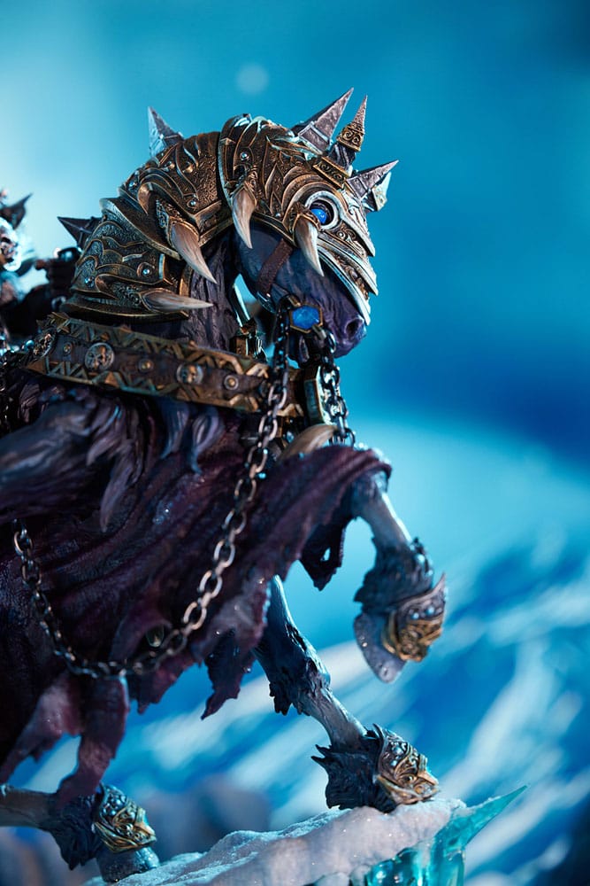 Statua World of Warcraft The Lich King & Invincible 68 cm DS Modellismo Statua World Warcraft Lich King & Invincible - vista 6