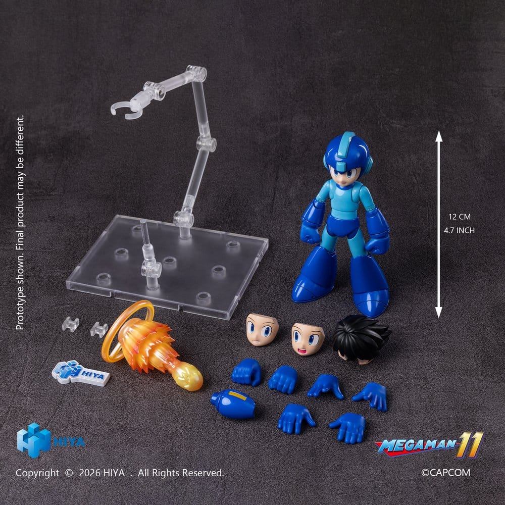 Mega Man Exquisite Basic Series Action Figure Mega Man 12 cm DS Modellismo Mega Man Exquisite Basic Action Mega Man - vista 2