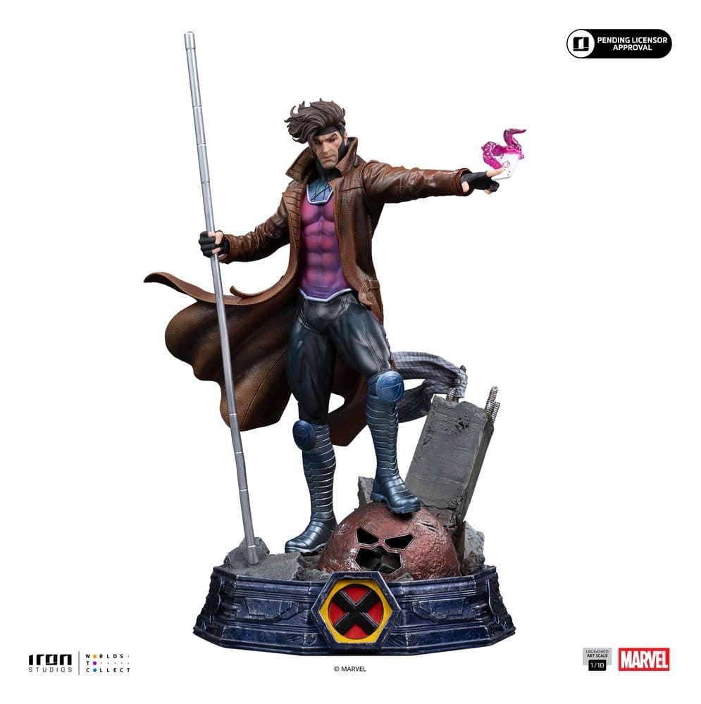 Statua Marvel Gambit Unleashed Art Scale 1/10 Gambit 28 cm DS Modellismo Statua Marvel Gambit Unleashed Art Scale - vista 2