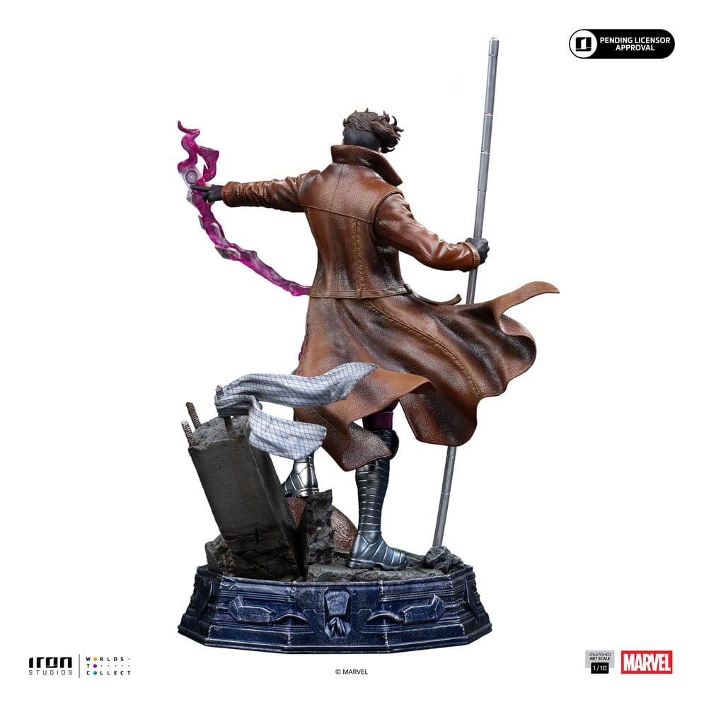 Statua Marvel Gambit Unleashed Art Scale 1/10 Gambit 28 cm DS Modellismo Statua Marvel Gambit Unleashed Art Scale - vista 4