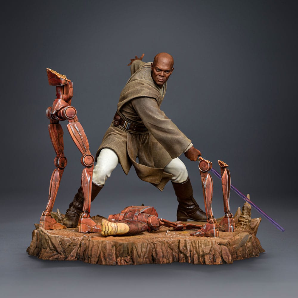 Statua Star Wars Art Scale 1/10 Mace Windu 18 cm DS Modellismo Statua Star Wars Art Scale Mace scala 1/10
