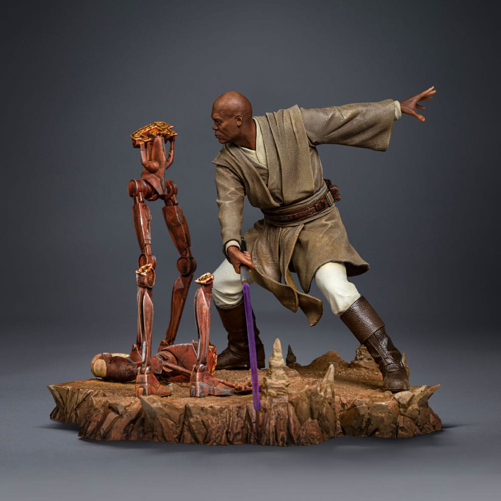 Statua Star Wars Art Scale 1/10 Mace Windu 18 cm DS Modellismo Statua Star Wars Art Scale Mace scala 1/10