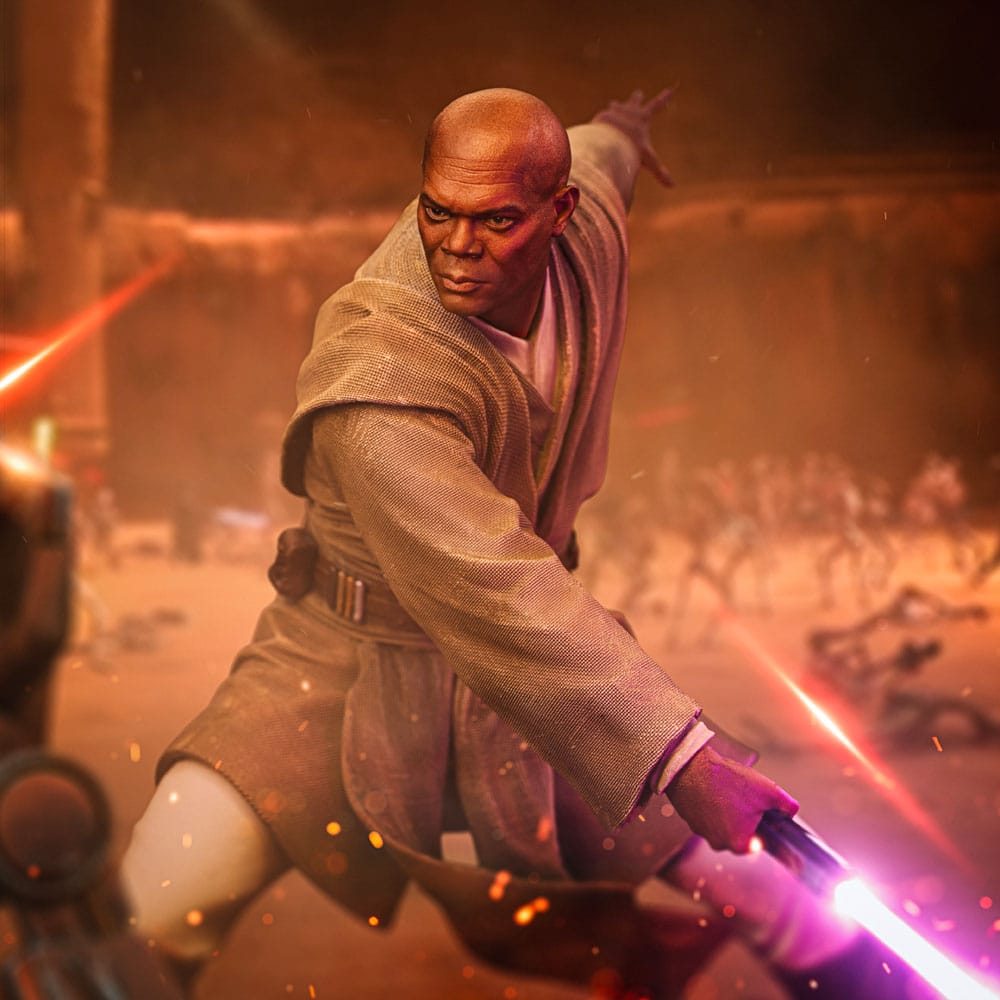 Statua Star Wars Art Scale 1/10 Mace Windu 18 cm DS Modellismo Statua Star Wars Art Scale Mace scala 1/10