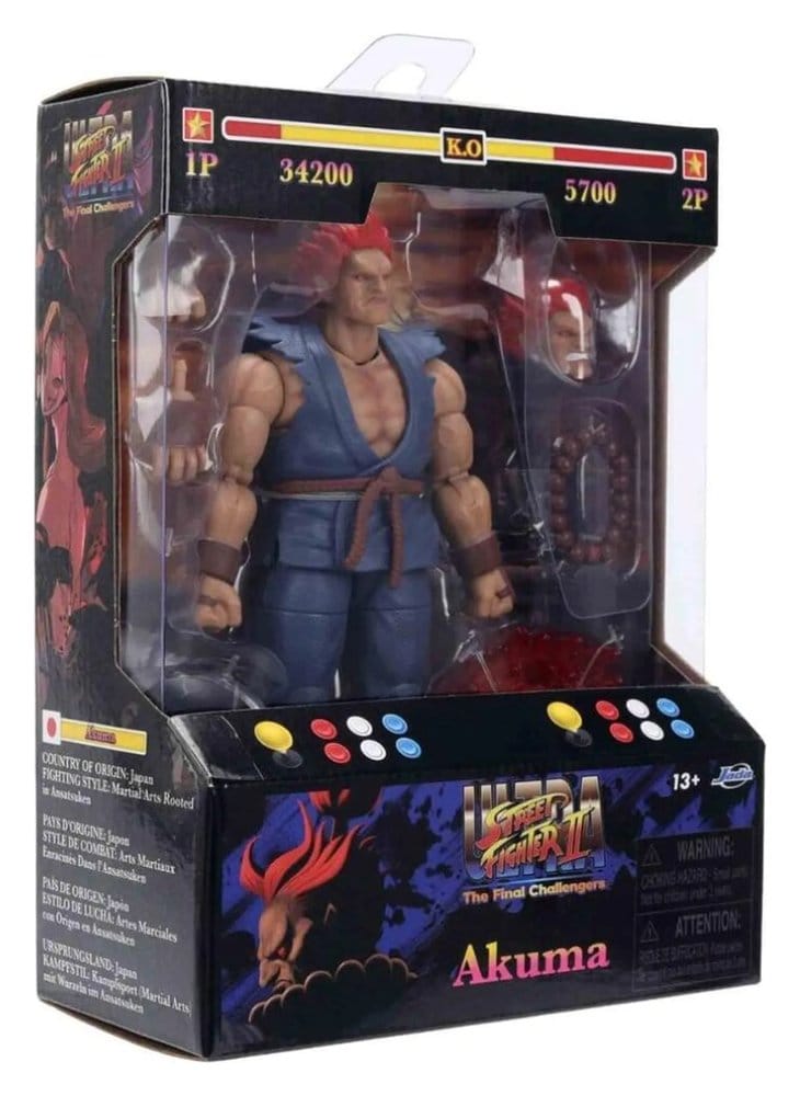 Street Fighter II Action Figure Akuma 15 cm DS Modellismo Street Fighter II Action Akuma Jada Toys - vista 4