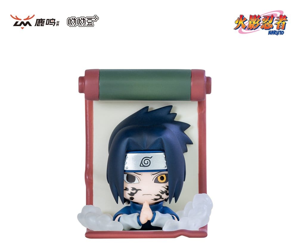 Calamita Naruto 3D Secret Ninja Scroll Series Blind Box Display (12) DS Modellismo Calamita Naruto 3D Secret Ninja Scroll Blind