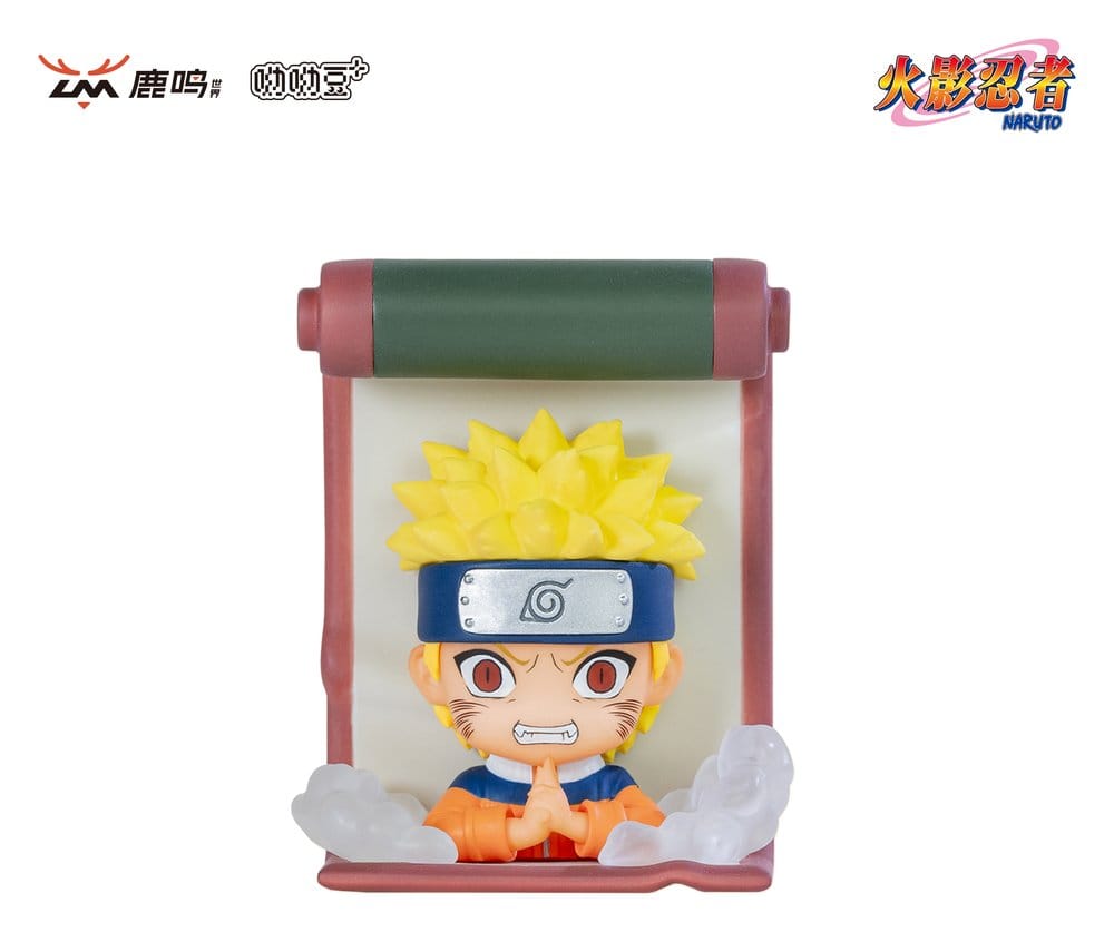 Calamita Naruto 3D Secret Ninja Scroll Series Blind Box Display (12) DS Modellismo Calamita Naruto 3D Secret Ninja Scroll Blind